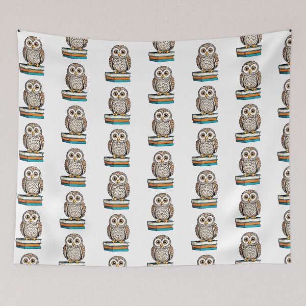 Item preview, Barred Owl And Books designed and sold by TheAnimalZ00.