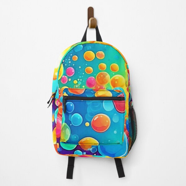 Item preview, Colorful Bubbles Floating Art designed and sold by Health And Fitness Posts e-Store.