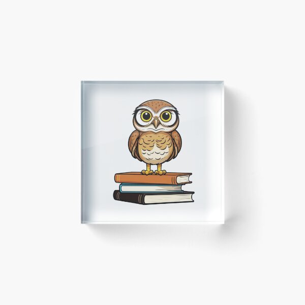 Item preview, Burrowing Owl And Books designed and sold by TheAnimalZ00.