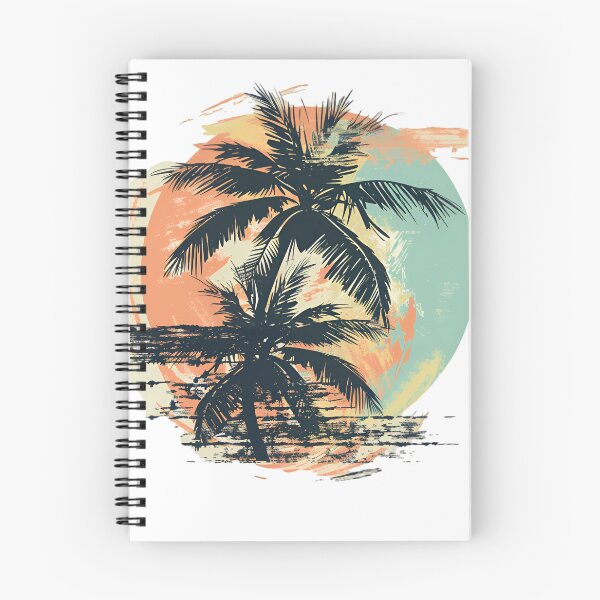 Item preview, Ilustracion Vectorial de Palma Tropical en Fondo Negro Arte Dibujado a Mano designed and sold by mrmonsif.