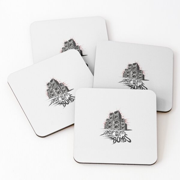 Item preview, Drop beats not bombs, DJs gifts. designed and sold by paulo silveira.