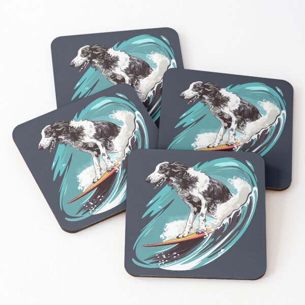 Item preview, Surfing Borzoi designed and sold by VelvetRoom.