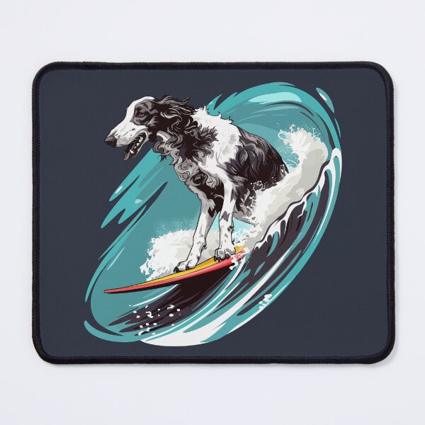 Item preview, Surfing Borzoi designed and sold by VelvetRoom.