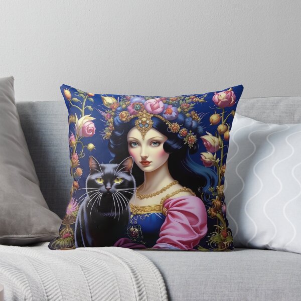 Item preview, Beautiful girl with a cat. designed and sold by Natalia-Vlad.