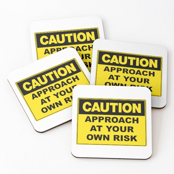 Item preview, Caution: Approach At Your Own Risk designed and sold by RuthandRose.