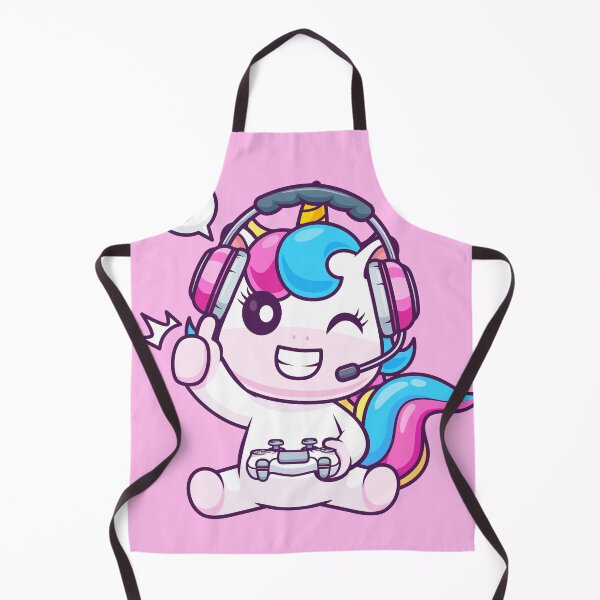 Item preview,  Cute Unicorn Gaming Cartoon Vector Icon Illustration designed and sold by hjian8219.