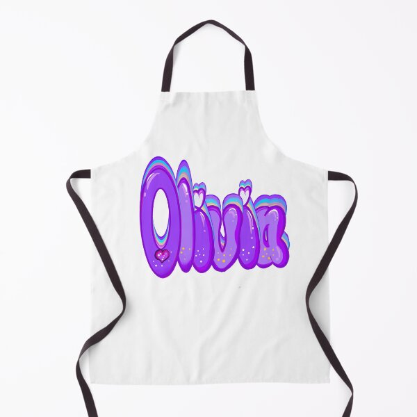 Item preview, Olivia popular girls first name in purple and pastels Personalized personalised customised name gift for Olivia designed and sold by Artonmytee.
