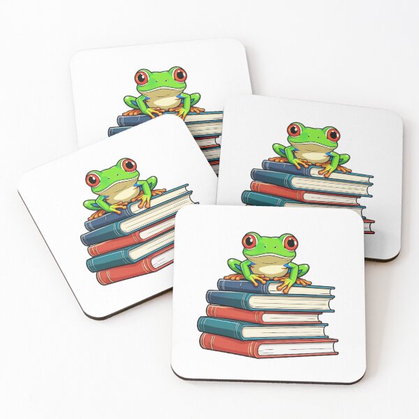 Artikelvorschau, Rotaugenlaubfrosch und Bücher entworfen und verkauft von TheAnimalZ00.