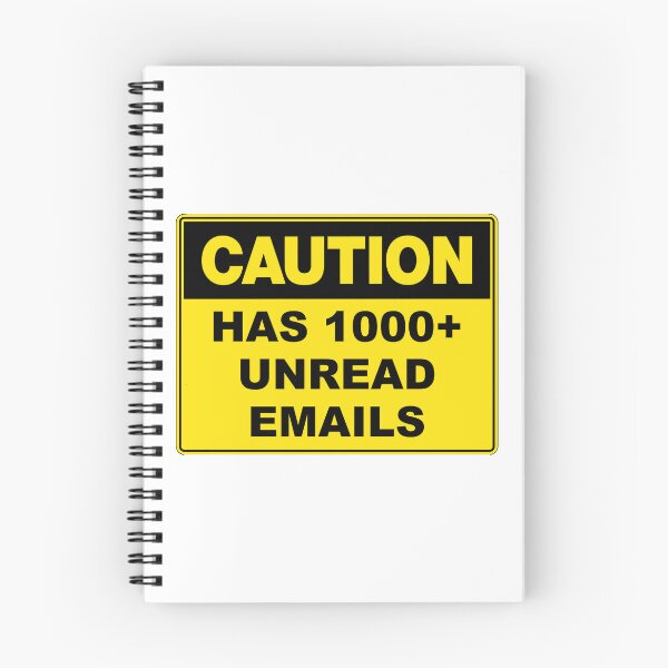 Item preview, Caution: Has 1000+ Unread Emails designed and sold by RuthandRose.