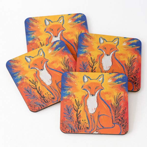 Artikelvorschau, Süßer Fuchs. Entzückender Fuchs, Aquarellfuchs, Fuchszeichnung, Blumenfuchs, Fuchsbild entworfen und verkauft von FoxVibes.