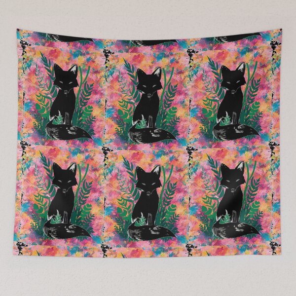 Item preview, Cute Fox. Adorable fox, watercolor fox, fox drawing, floral fox, fox image designed and sold by FoxVibes.