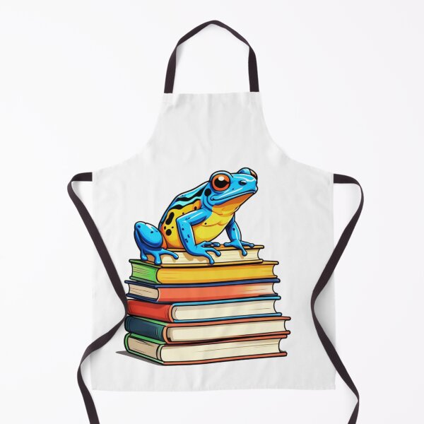 Item preview, Poison Dart Frog And Books designed and sold by TheAnimalZ00.