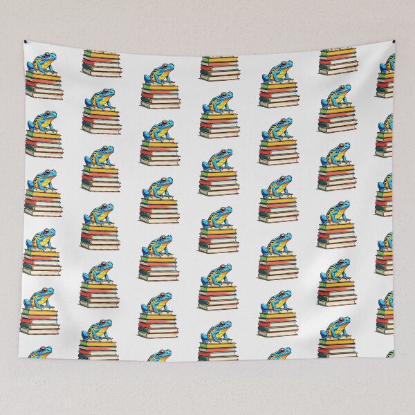 Item preview, Poison Dart Frog And Books designed and sold by TheAnimalZ00.