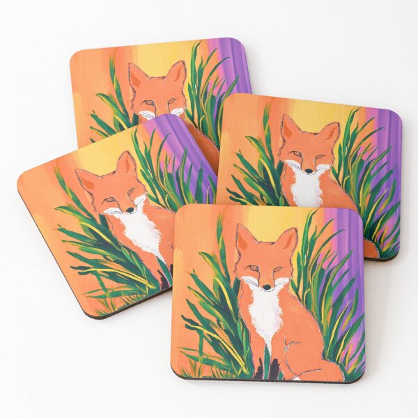 Artikelvorschau, Süßer Fuchs. Entzückender Fuchs, Aquarellfuchs, Fuchszeichnung, Blumenfuchs, Fuchsbild entworfen und verkauft von FoxVibes.