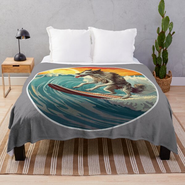 Item preview, Surfing Borzoi designed and sold by VelvetRoom.
