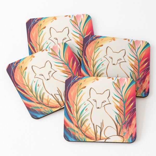 Artikelvorschau, Süßer Fuchs. Entzückender Fuchs, Aquarellfuchs, Fuchszeichnung, Blumenfuchs, Fuchsbild entworfen und verkauft von FoxVibes.