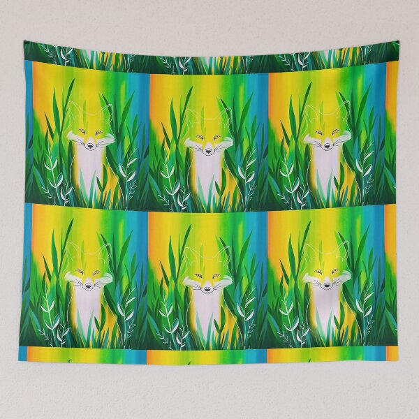 Artikelvorschau, Süßer Fuchs. Entzückender Fuchs, Aquarellfuchs, Fuchszeichnung, Blumenfuchs, Fuchsbild entworfen und verkauft von FoxVibes.