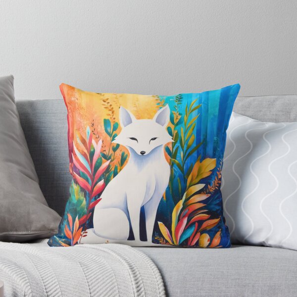 Item preview, Cute Fox. Adorable fox, watercolor fox, fox drawing, floral fox, fox image designed and sold by FoxVibes.