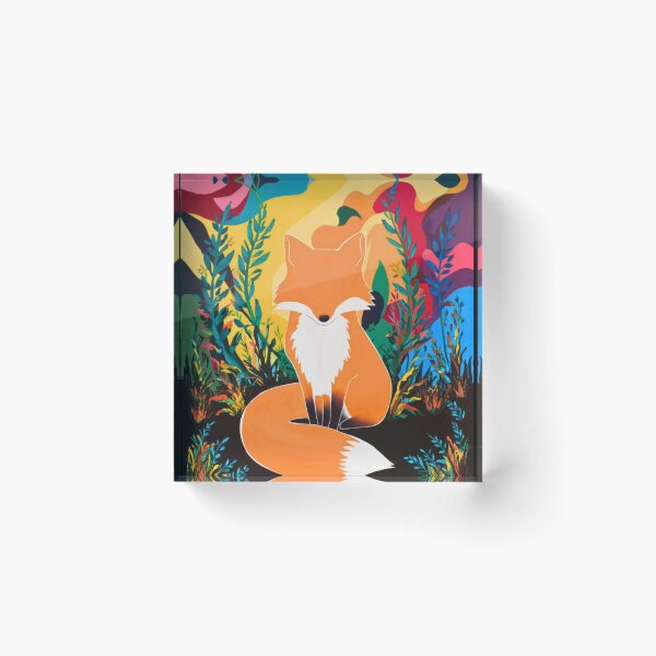 Artikelvorschau, Süßer Fuchs. Entzückender Fuchs, Aquarellfuchs, Fuchszeichnung, Blumenfuchs, Fuchsbild entworfen und verkauft von FoxVibes.