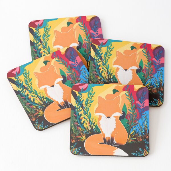 Artikelvorschau, Süßer Fuchs. Entzückender Fuchs, Aquarellfuchs, Fuchszeichnung, Blumenfuchs, Fuchsbild entworfen und verkauft von FoxVibes.