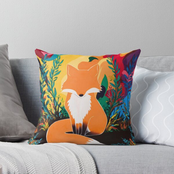 Item preview, Cute Fox. Adorable fox, watercolor fox, fox drawing, floral fox, fox image designed and sold by FoxVibes.
