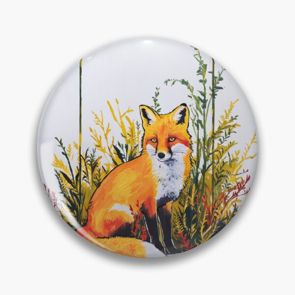 Item preview, Cute Fox. Adorable fox, watercolor fox, fox drawing, floral fox, fox image designed and sold by FoxVibes.
