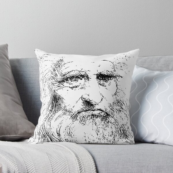 Item preview, Portrait of a Man in Red Chalk / Leonardo da Vinci Possible Self Portrait designed and sold by pelagio.