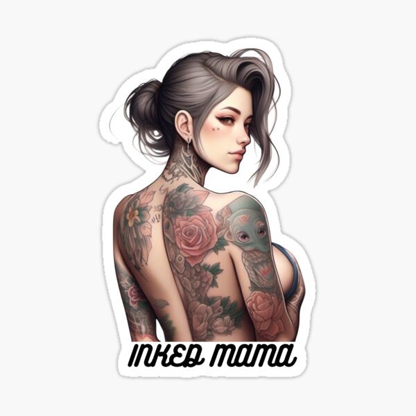 Item preview, Inked Mama, Breastfeeding  designed and sold by TeachersCubby.