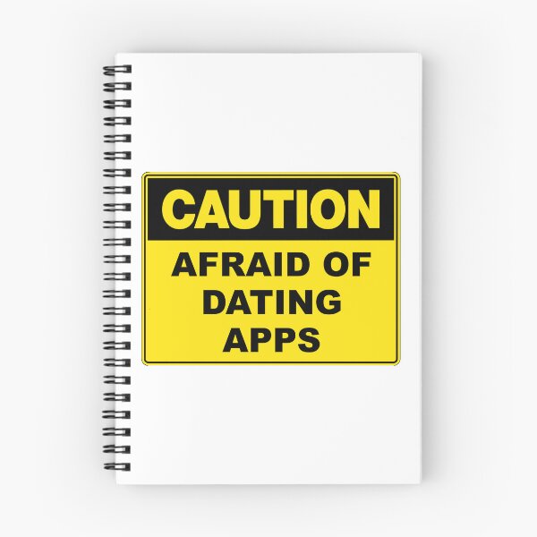 Item preview, Caution: Afraid of Dating Apps designed and sold by RuthandRose.