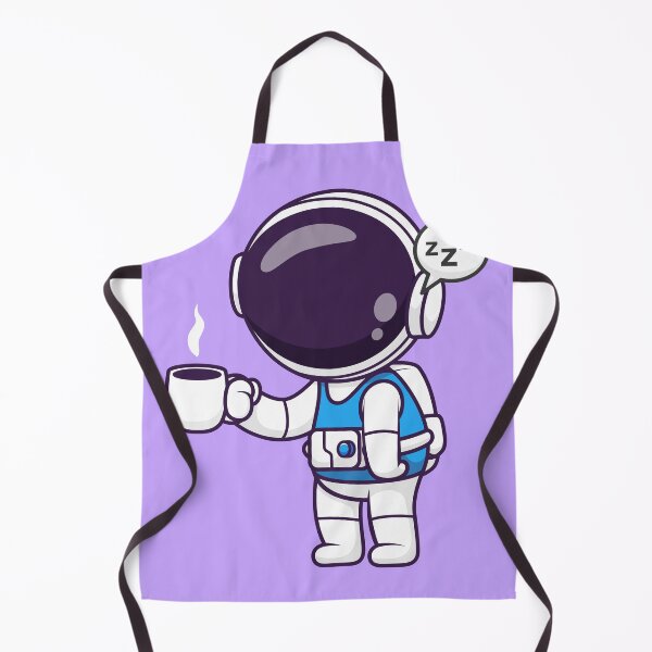 Item preview, Cute Astronaut Sleepy Holding Coffee Cartoon Vector Icon Illustration designed and sold by hjian8219.