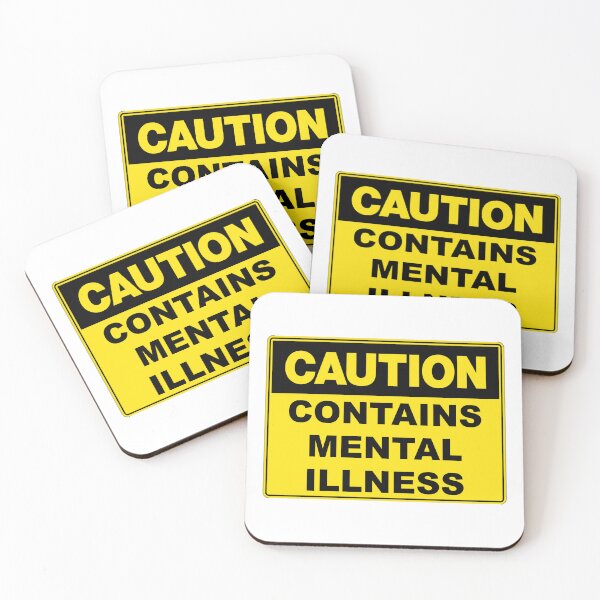 Item preview, Caution: Contains Mental Illness designed and sold by RuthandRose.