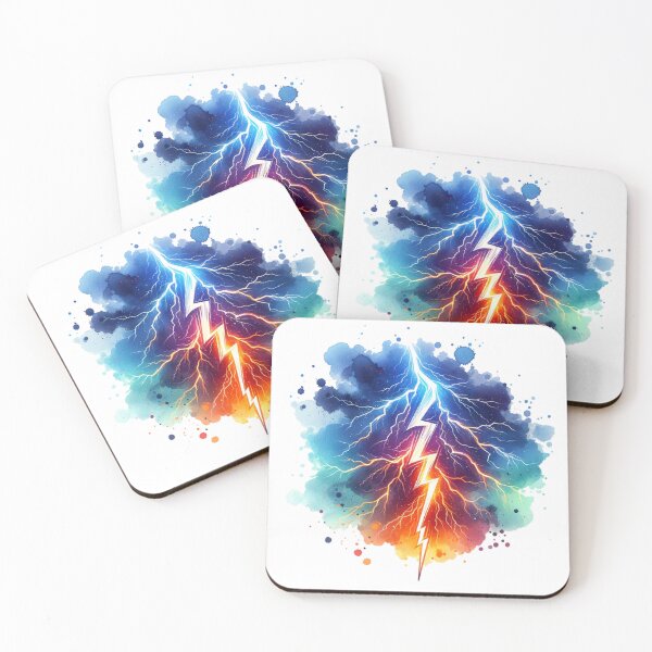 Item preview, Electrifying Lightning Bolt - Striking Energy Art designed and sold by JesNoh.