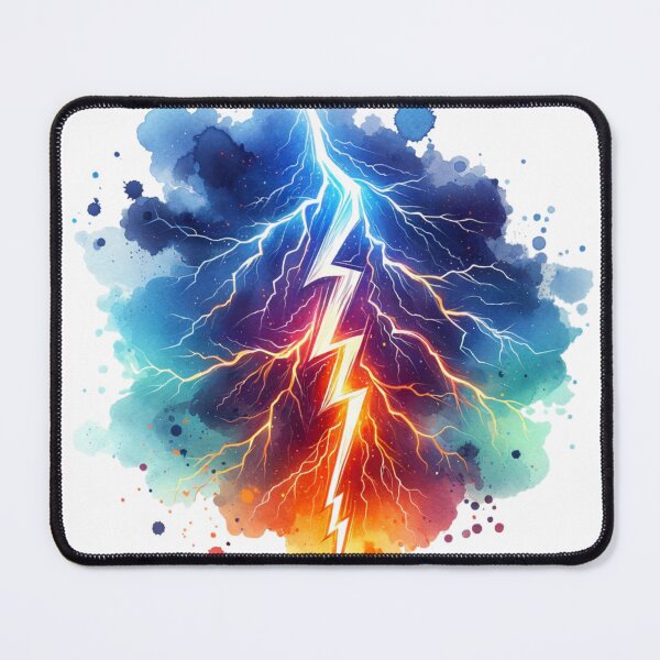 Item preview, Electrifying Lightning Bolt - Striking Energy Art designed and sold by JesNoh.