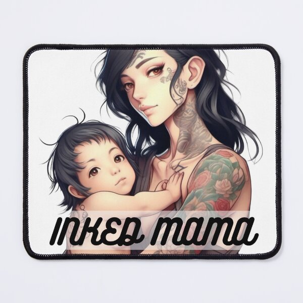 Item preview, Inked Mama with Baby designed and sold by TeachersCubby.