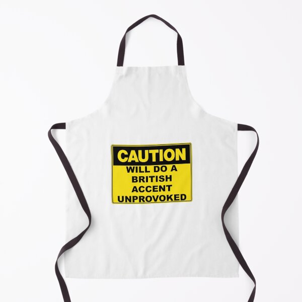 Item preview, Caution: Will Do British Accent Unprovoked designed and sold by RuthandRose.