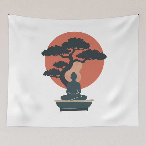 Item preview, Bonsai Meditation Zen designed and sold by TAbstract.