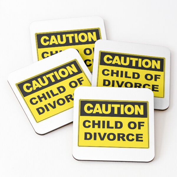Item preview, Caution: Child of Divorce designed and sold by RuthandRose.