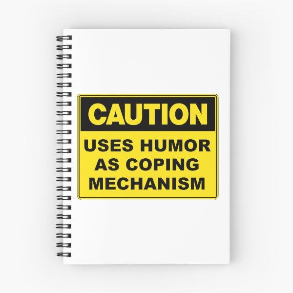 Item preview, Caution: Uses Humor as Coping Mechanism designed and sold by RuthandRose.