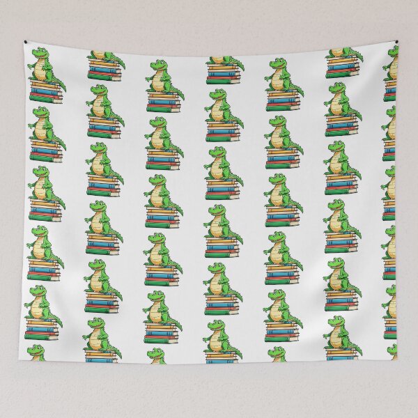 Item preview, Alligator And Books designed and sold by TheAnimalZ00.
