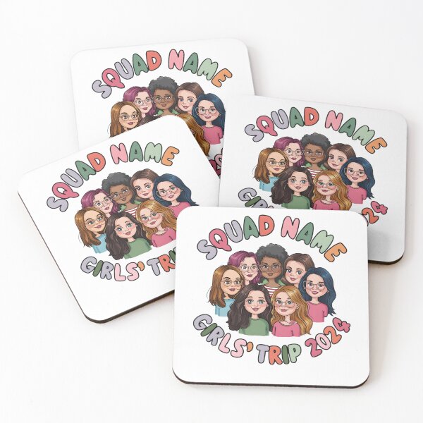 Item preview, Squad game, Girls' trip 2024 designed and sold by mood-draftsman.