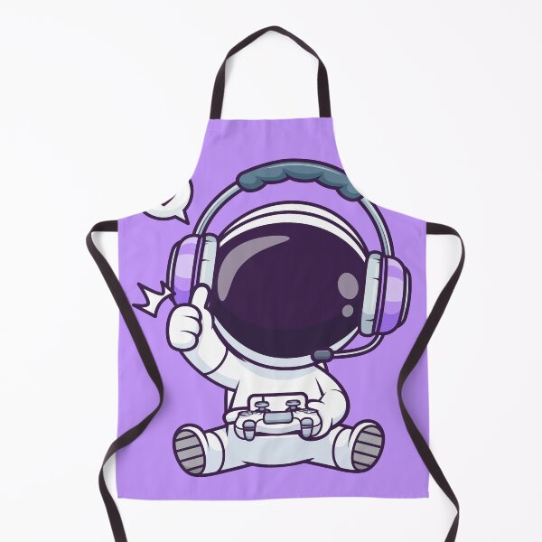Item preview, Cute Astronaut Gaming Cartoon Vector Icon Illustration designed and sold by hjian8219.
