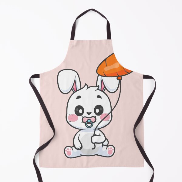 Item preview, Cute Baby Rabbit Holding Carrot Balloon Cartoon Vector Icon Illustration designed and sold by hjian8219.