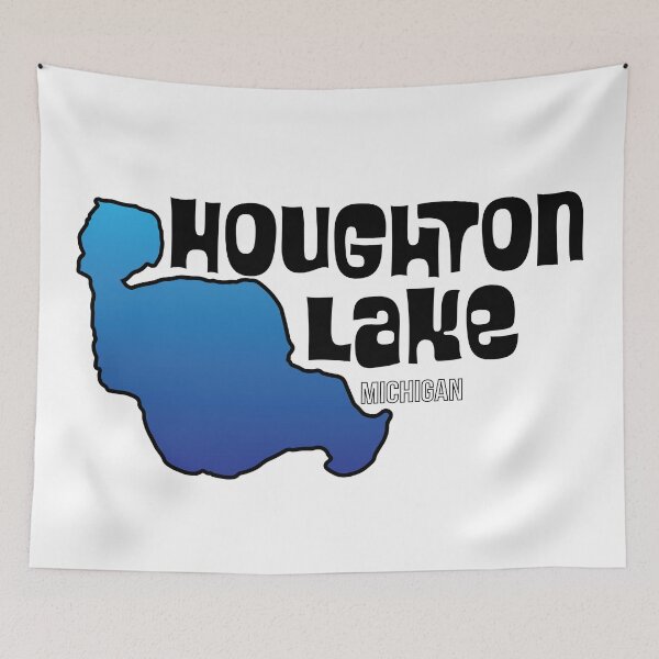 Item preview, Houghton Lake Michigan designed and sold by SwiftSlothMedia.