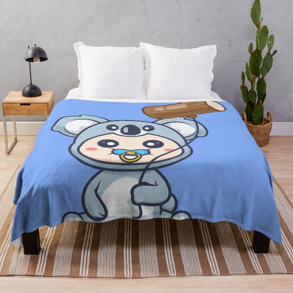 Item preview, Cute Baby Wearing Koala Costume with Wood Balloon Cartoon Vector Icon Illustration designed and sold by hjian8219.