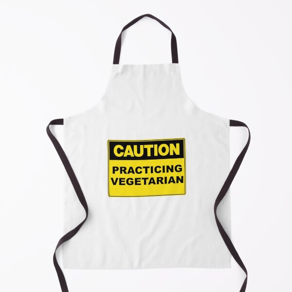 Item preview, Caution: Practicing Vegetarian designed and sold by RuthandRose.