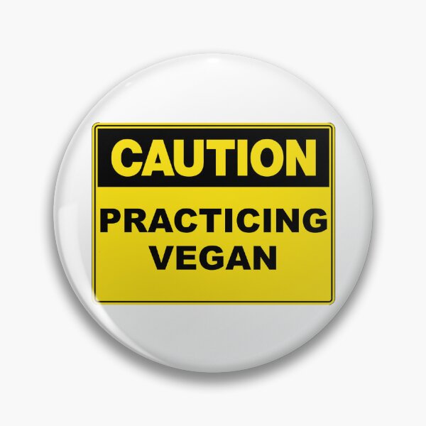 Item preview, Caution: Practicing Vegan designed and sold by RuthandRose.