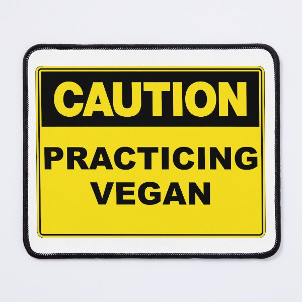 Item preview, Caution: Practicing Vegan designed and sold by RuthandRose.