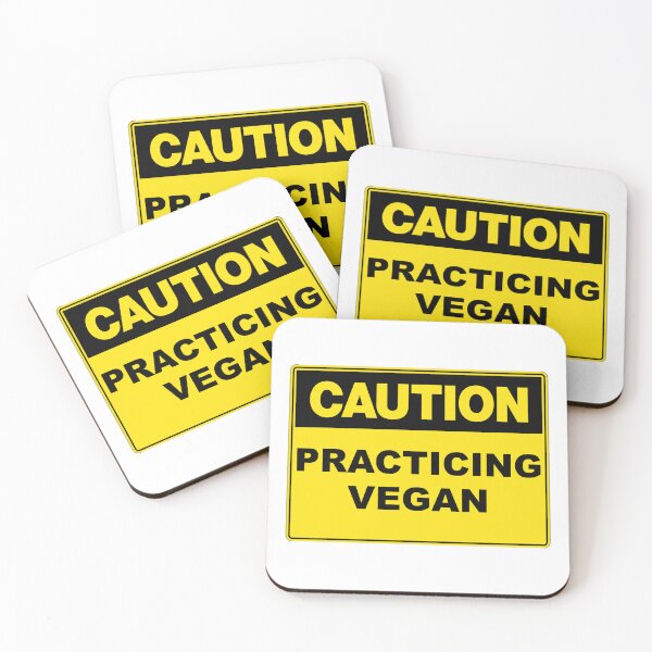 Item preview, Caution: Practicing Vegan designed and sold by RuthandRose.