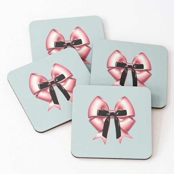Item preview, Pink Black Bow Hair Bows designed and sold by CCKimShop.