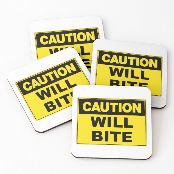 Item preview, Caution: Will Bite designed and sold by RuthandRose.